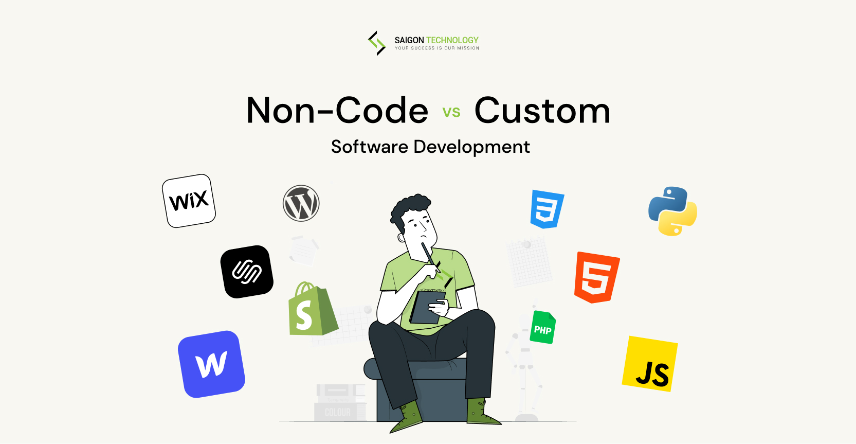 No-code or Custom Software Development – What to Choose